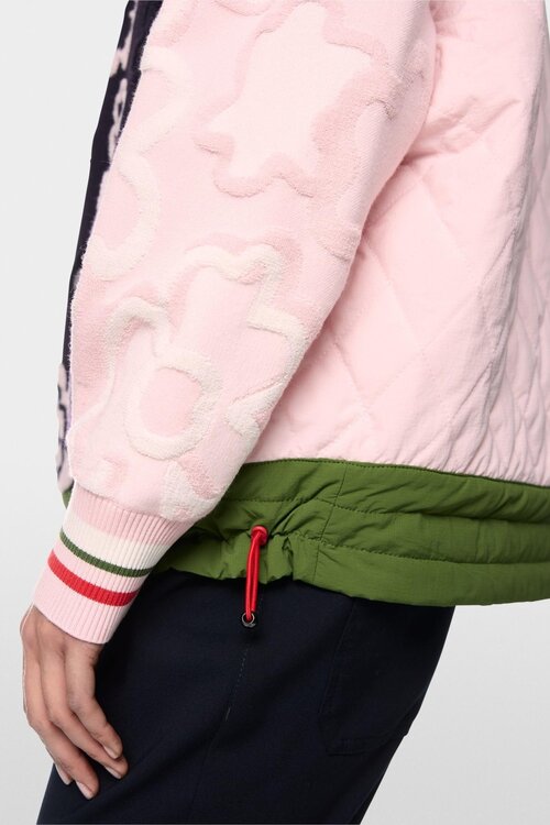 Marc Cain Pullover mit Stehkragen rosa