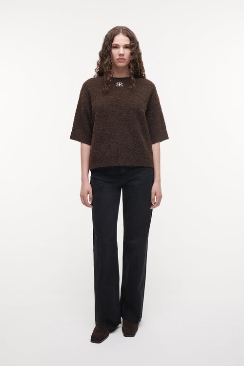 Studio AR by Arma Jessica gestrickter Pullover braun