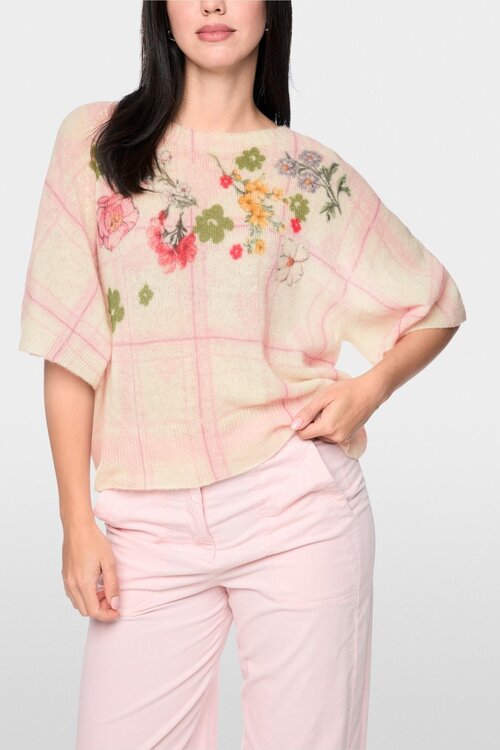 Marc Cain Alpaka-Pullover rosa