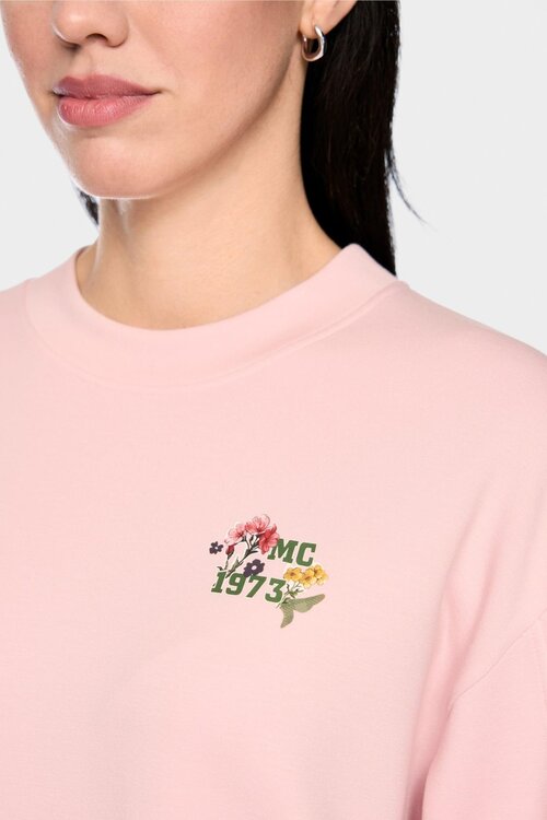 Marc Cain Hemd mit Blumenmuster rosa
