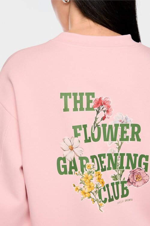 Marc Cain Hemd mit Blumenmuster rosa