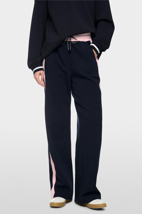 Marc Cain Hose mit weitem Schnitt blau