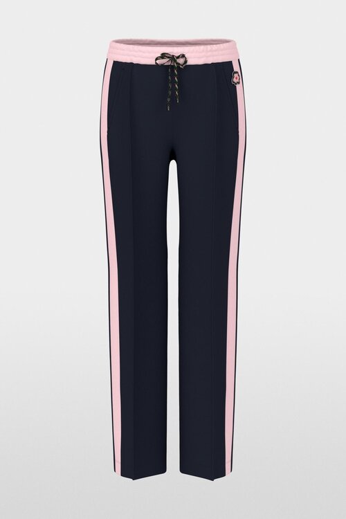 Marc Cain Hose mit weitem Schnitt blau