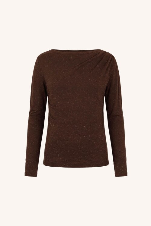 By Bar Leya Sparkling T-shirt Braun