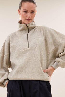 By Bar Roos glitzernder Pullover Gold