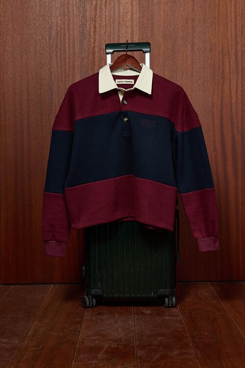 Coco Y Maria Polo-Pullover marineblau