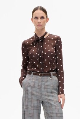 Baum Und Pferdgarten Braune Dot Bluse Braun
