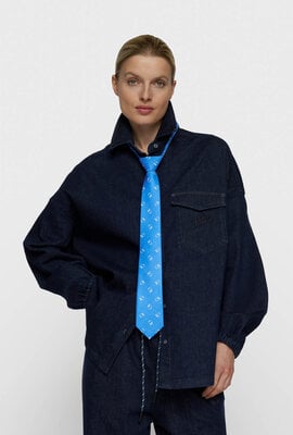 10Days Overshirt Chambray Blau