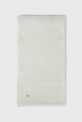 10Days haariger Strickschal Lurex Ecru