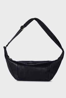 10Days Lederne Bananentasche schwarz