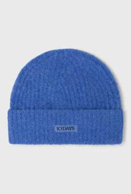 10Days haarige Mütze blau