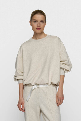 10Days Soft White plissierter Pullover 10DAYS
