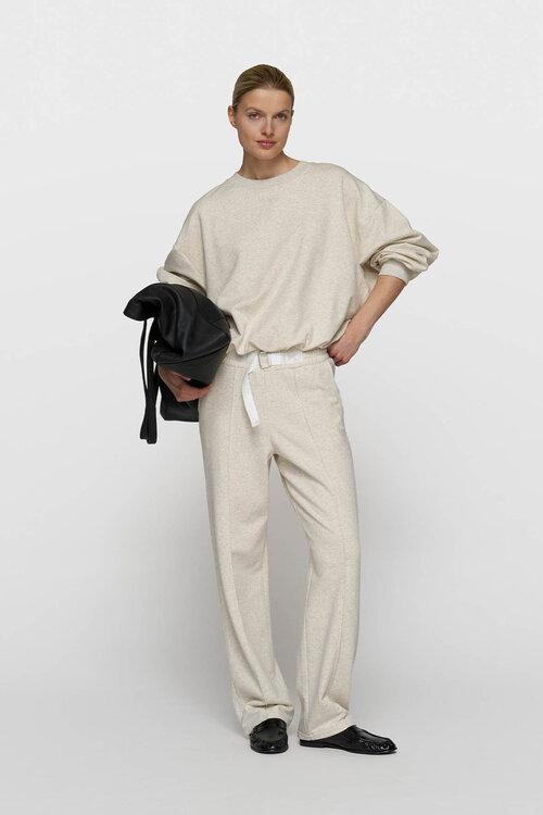 10Days Soft White plissierter Pullover 10DAYS