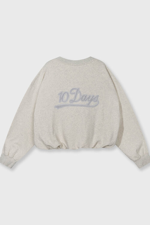 10Days Soft White plissierter Pullover 10DAYS
