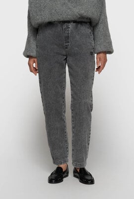 10Days einfache Hosen Jog Denim Grau