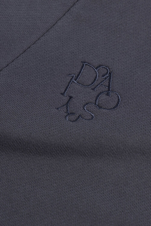 10Days cropped Cardigan Fleece Blau