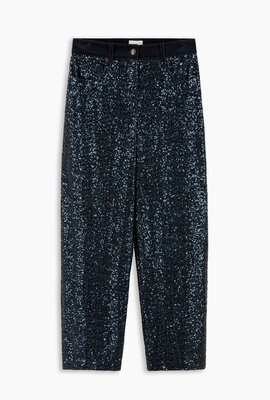 8PM Clover Barrel Hose Marineblau