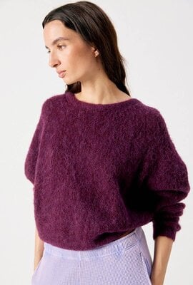 American Vintage Niby Pullover Aubergine