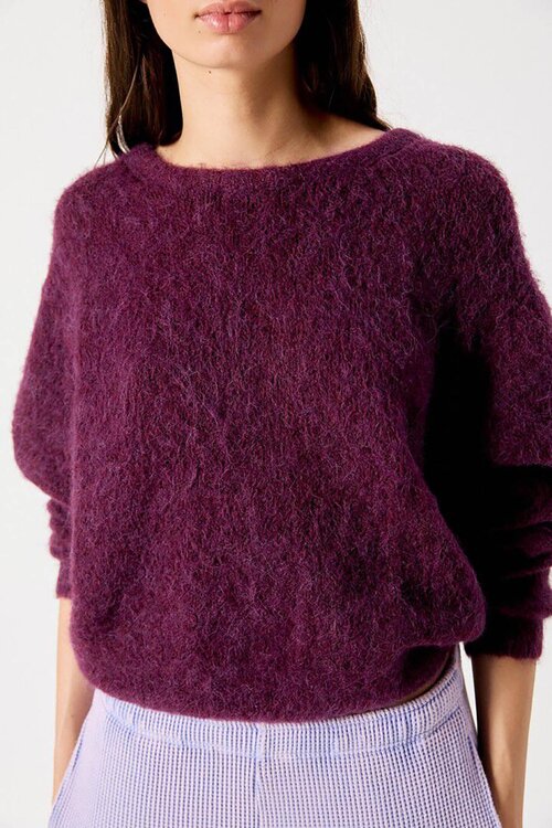American Vintage Niby Pullover Aubergine