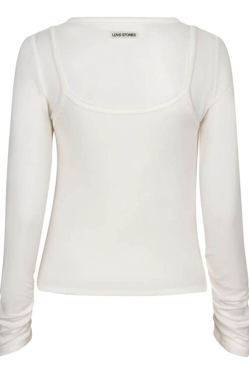 Love Stories Piper Hemd Offwhite