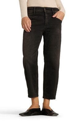 Cambio Braune Elin Barrel Jeans