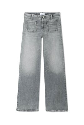 Cambio Graue Amara Straight Jeans