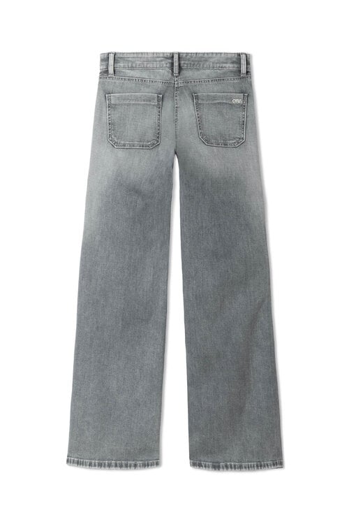 Cambio Graue Amara Straight Jeans
