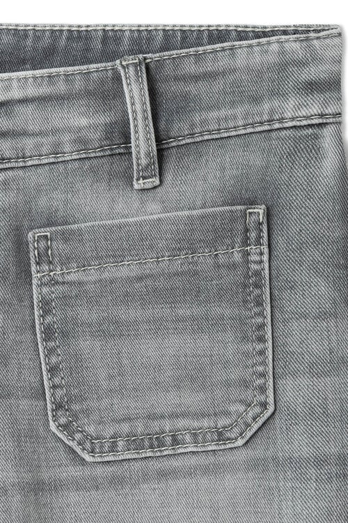 Cambio Graue Amara Straight Jeans