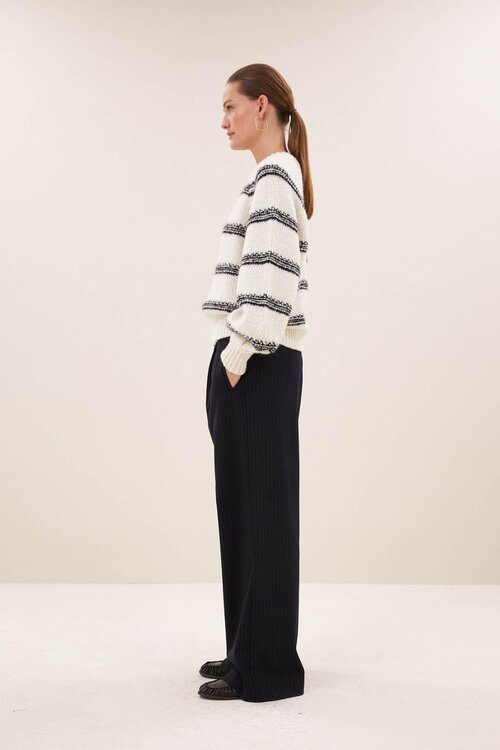 By Bar Lucia Streifenpullover Navy
