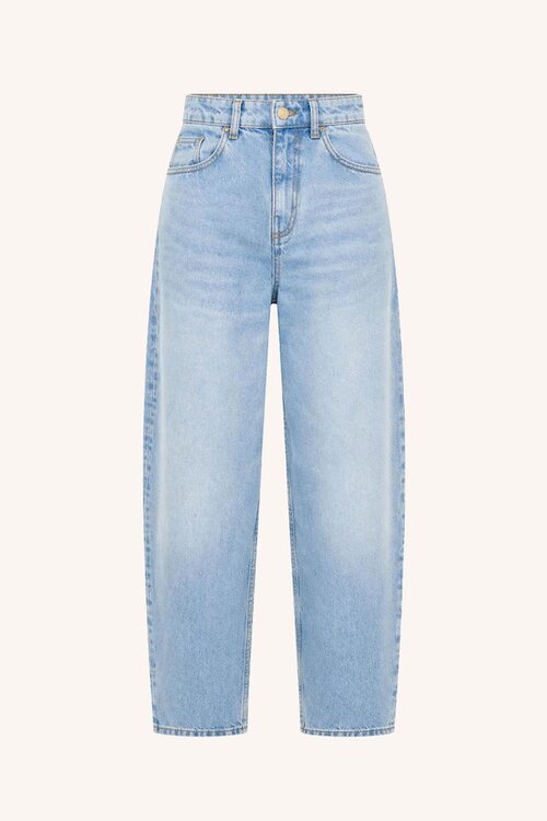 By Bar Baloe Barrel Jeans Hellblau