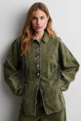 Second Female Kaki Jaye Jeansjacke