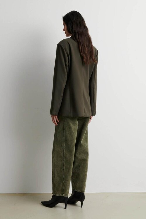Second Female Olive Fique Taillierter Blazer