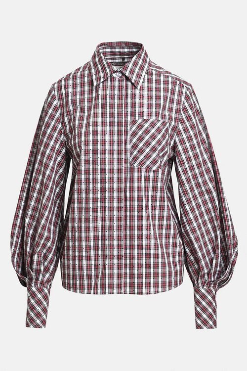 Essentiel Antwerp Bluse Karo Rot