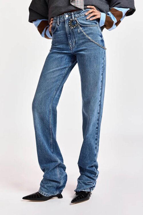 Essentiel Antwerp Gerade Jeans Indigo