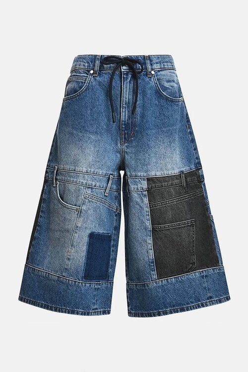 Essentiel Antwerp Jeans Wide Leg Bermuda Indigo