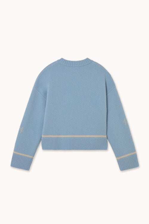 The Tiny Big Sister Bows Weste Blau