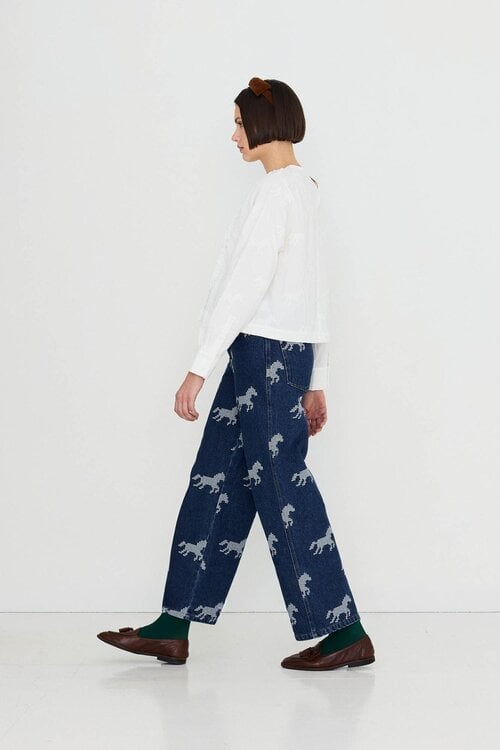 The Tiny Big Sister Horses Jeans Berta Indigo