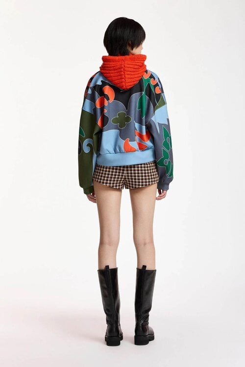 Essentiel Antwerp Bomberjacke mit Print Grün