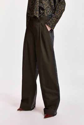 Essentiel Antwerp Wide-Leg-Jeans Khaki