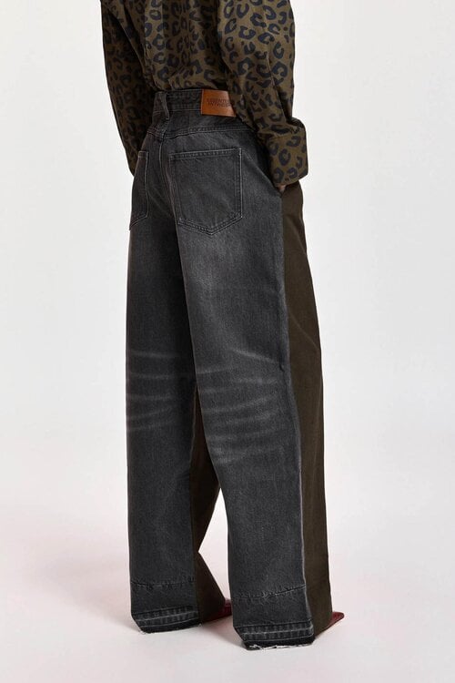Essentiel Antwerp Wide-Leg-Jeans Khaki