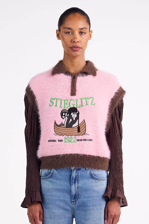 Stieglitz Mio Pullover ärmellos Pink
