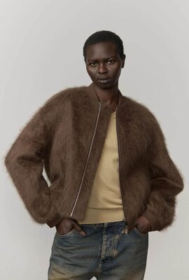 Herskind Jimi wollen Bomberjacke braun