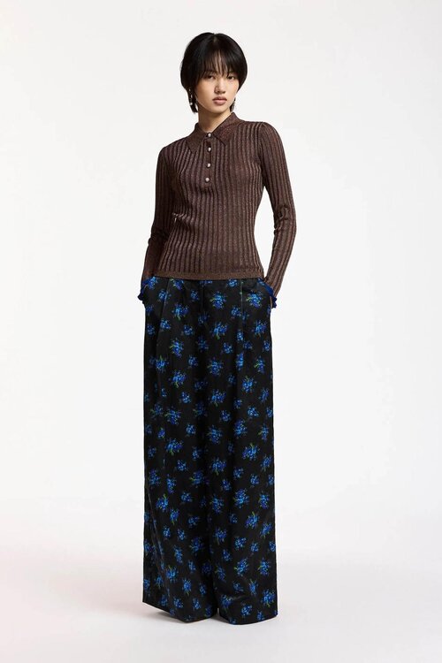 Essentiel Antwerp Polo Pullover Braun