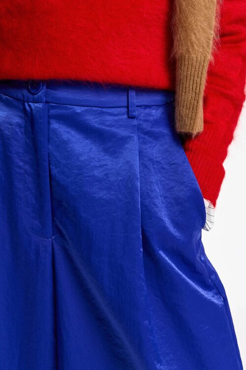 Essentiel Antwerp Weit geschnittene Hose Kobaltblau