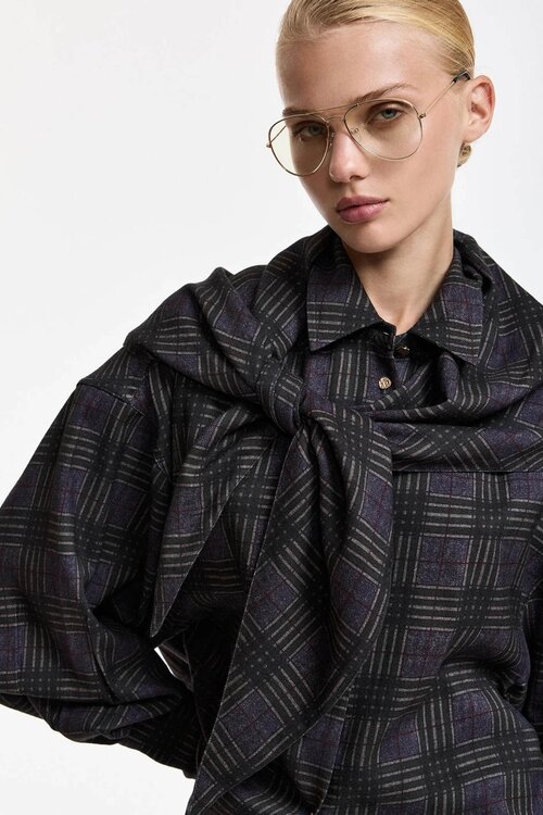 Essentiel Antwerp Bluse oversized Grau