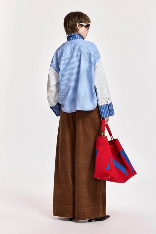 Essentiel Antwerp Wide-Leg-Hose Braun