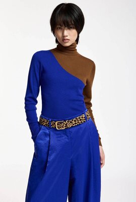 Essentiel Antwerp Pullover mit Rollkragen Kobalt