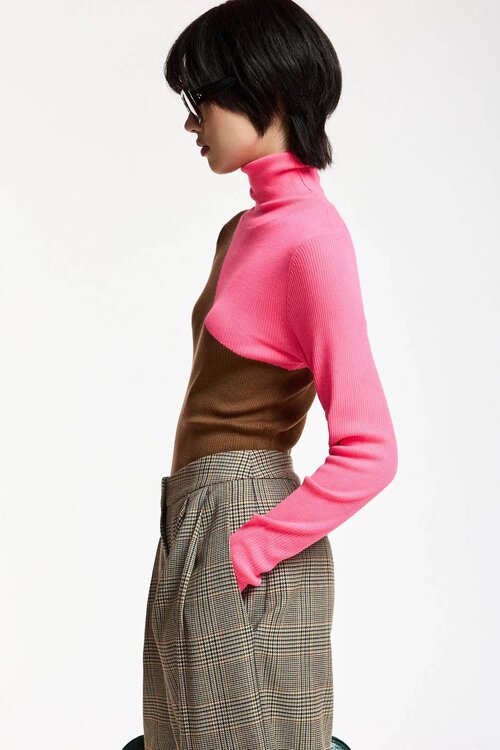 Essentiel Antwerp Pullover mit Rollkragen Braun