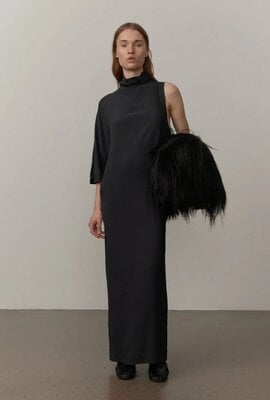 Herskind Ruben langes Kleid schwarz