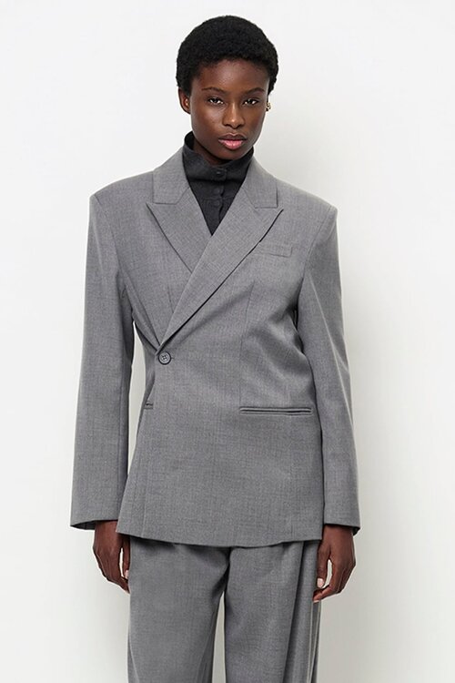 Dante 6 Bolton Wickelblazer grau